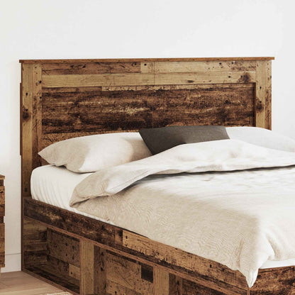 vidaXL Kopfteil mit Kopfteil Altholz 140 cm Holzwerkstoff