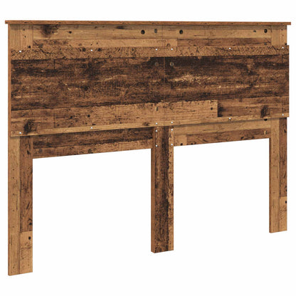 vidaXL Kopfteil mit Kopfteil Altholz 140 cm Holzwerkstoff