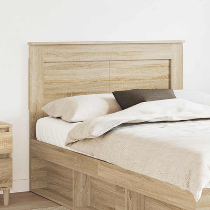 vidaXL Kopfteil mit Kopfteil Sonoma-Eiche 135 cm Holzwerkstoff