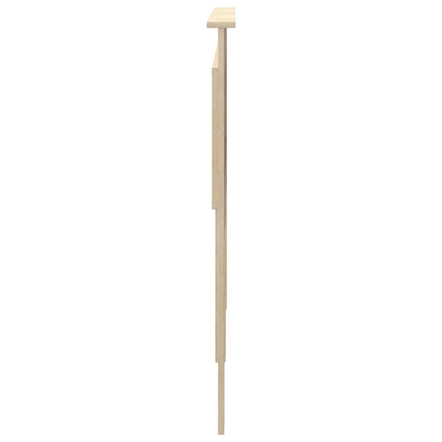 vidaXL Kopfteil mit Kopfteil Sonoma-Eiche 135 cm Holzwerkstoff