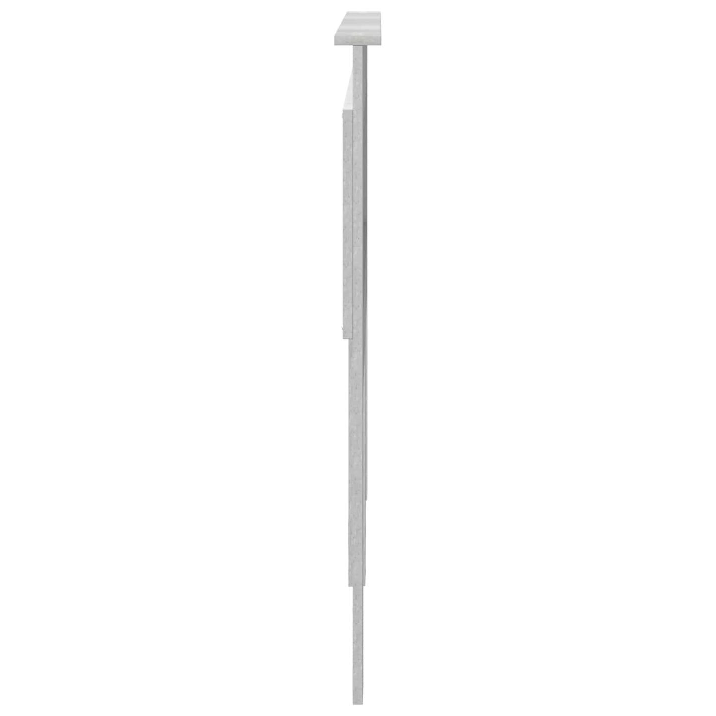 vidaXL Tête de lit Gris béton 135 cm Bois d'ingénierie