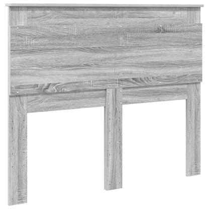 vidaXL Kopfteil mit Kopfteil Graues Sonoma 135 cm Holzwerkstoff