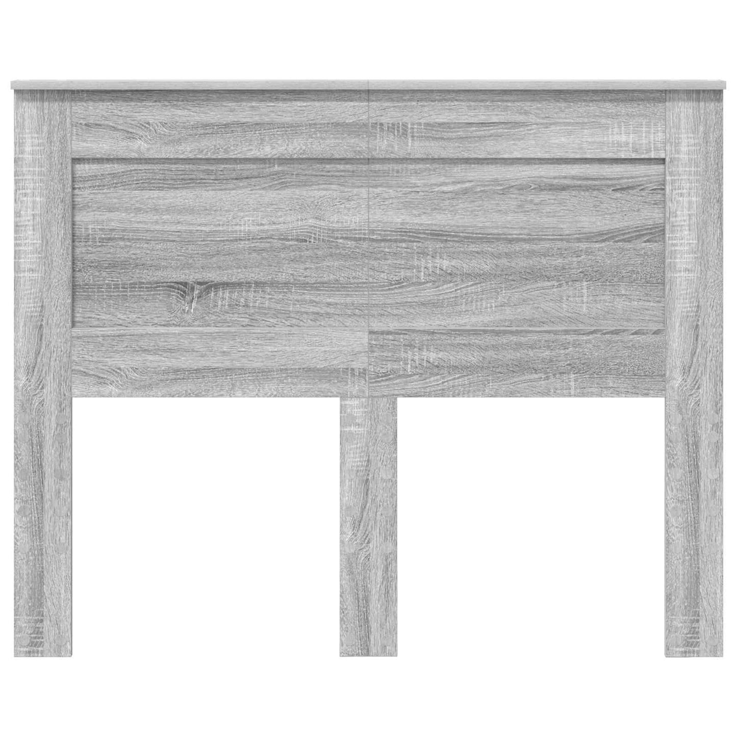 vidaXL Kopfteil mit Kopfteil Graues Sonoma 135 cm Holzwerkstoff