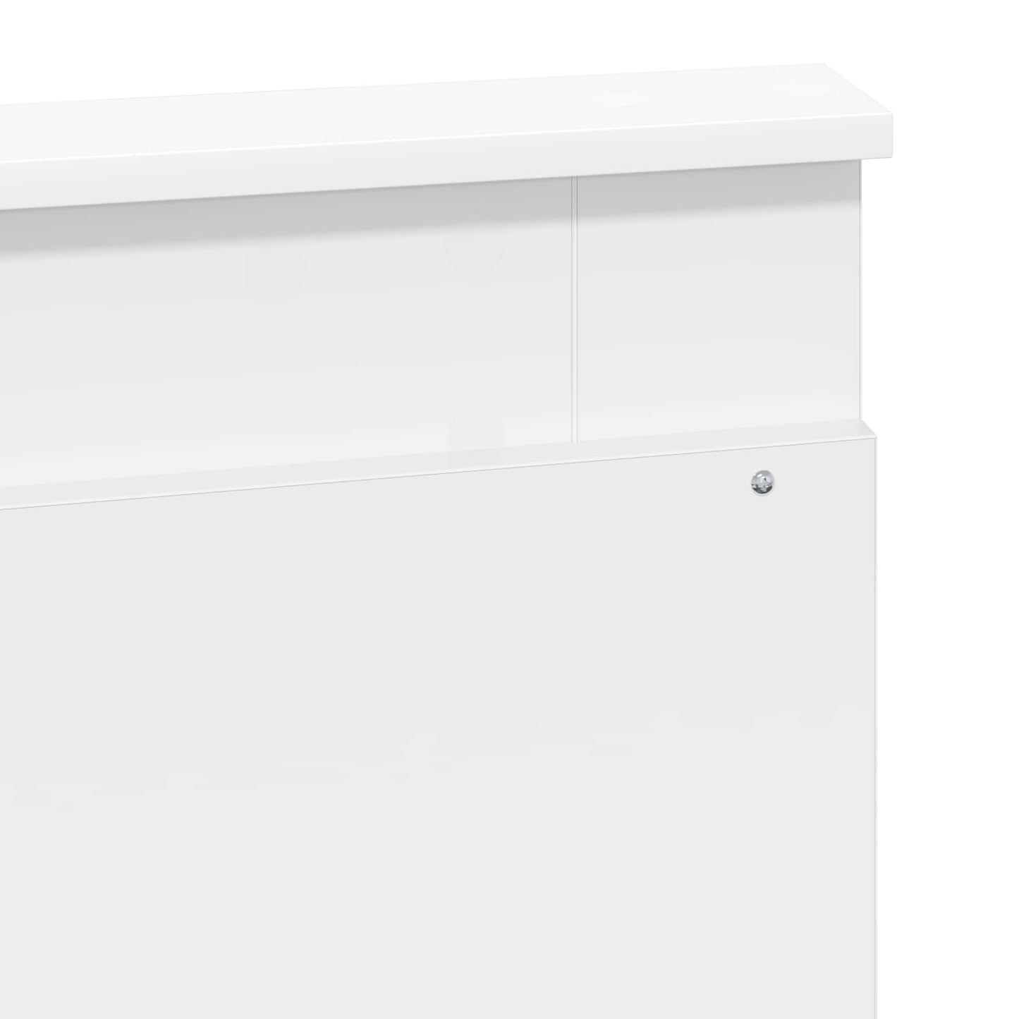 Kopfteil mit Kopfteil Weiß 120 cm Holzwerkstoff