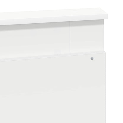 Kopfteil mit Kopfteil Weiß 120 cm Holzwerkstoff