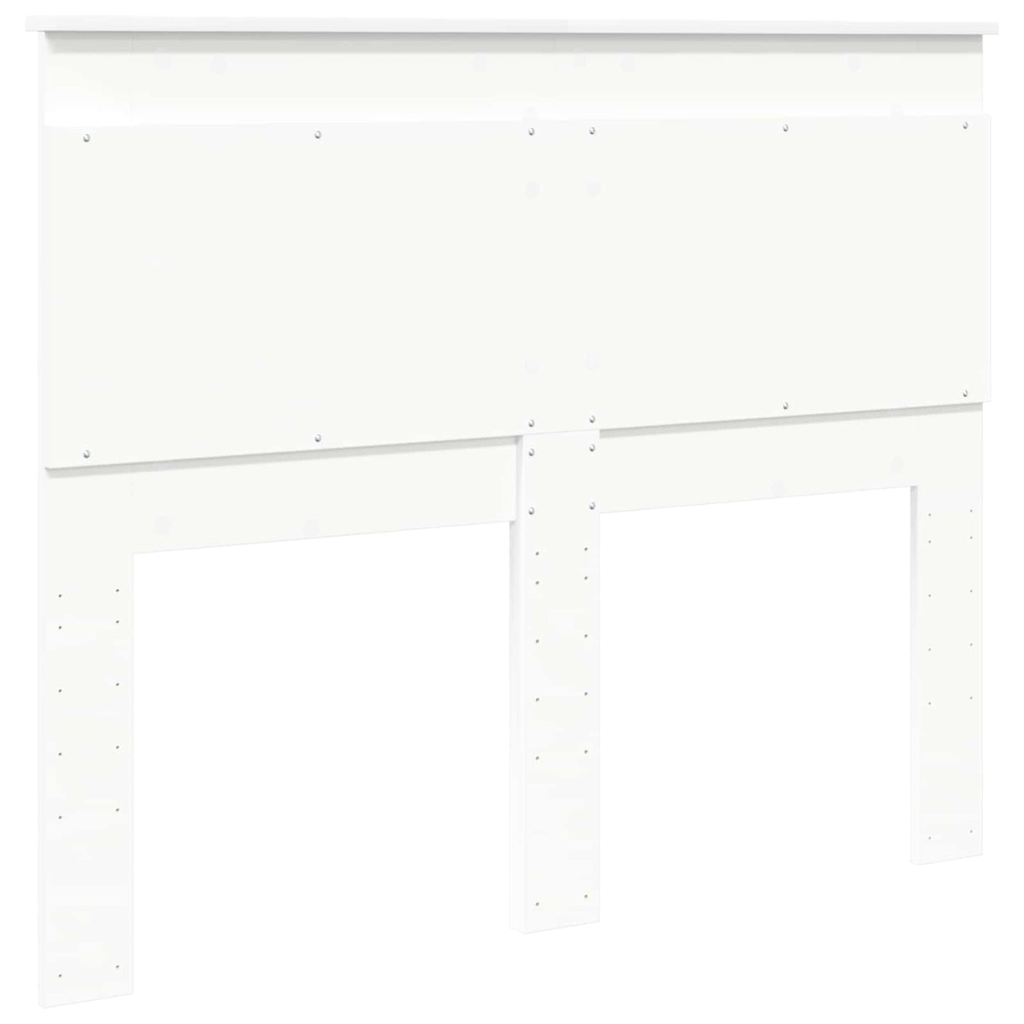 Kopfteil mit Kopfteil Weiß 120 cm Holzwerkstoff