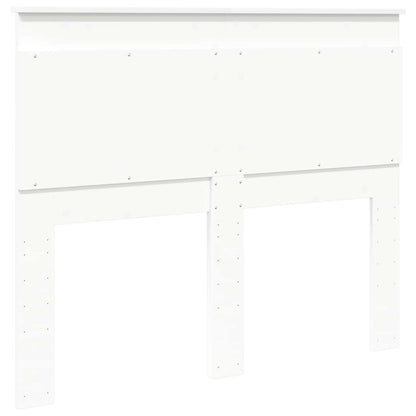 Kopfteil mit Kopfteil Weiß 120 cm Holzwerkstoff