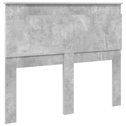 vidaXL Kopfteil mit Kopfteil Beton Grau 120 cm Holzwerkstoff