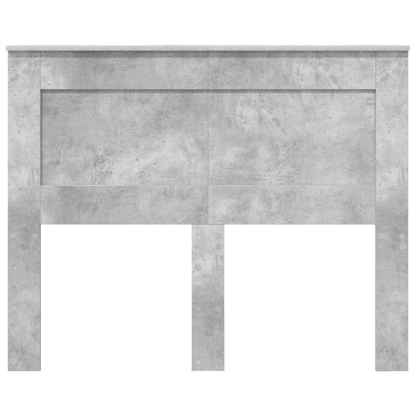 vidaXL Kopfteil mit Kopfteil Beton Grau 120 cm Holzwerkstoff