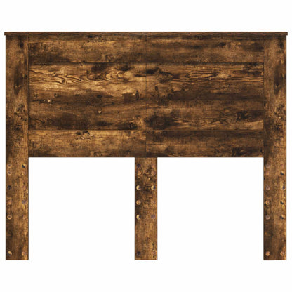 Kopfteil mit Kopfteil Geräucherte Eiche 120 cm Holzwerkstoff