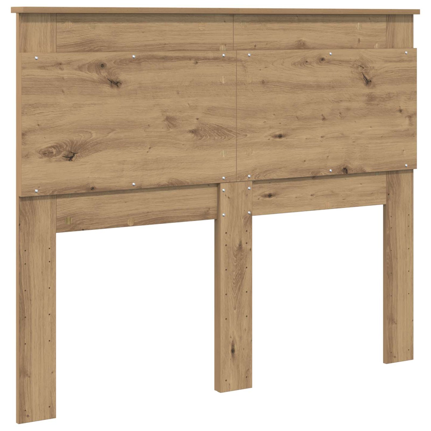 vidaXL Kopfteil mit Kopfteil Artisan-Eiche 120 cm Holzwerkstoff
