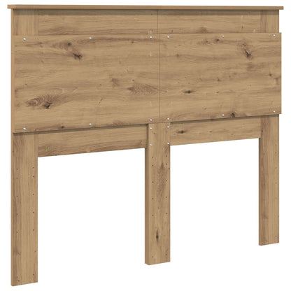 vidaXL Kopfteil mit Kopfteil Artisan-Eiche 120 cm Holzwerkstoff