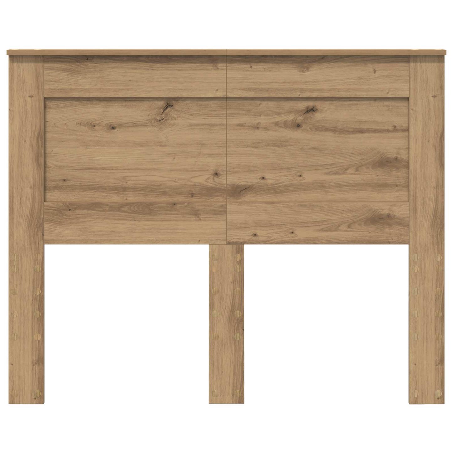 vidaXL Kopfteil mit Kopfteil Artisan-Eiche 120 cm Holzwerkstoff