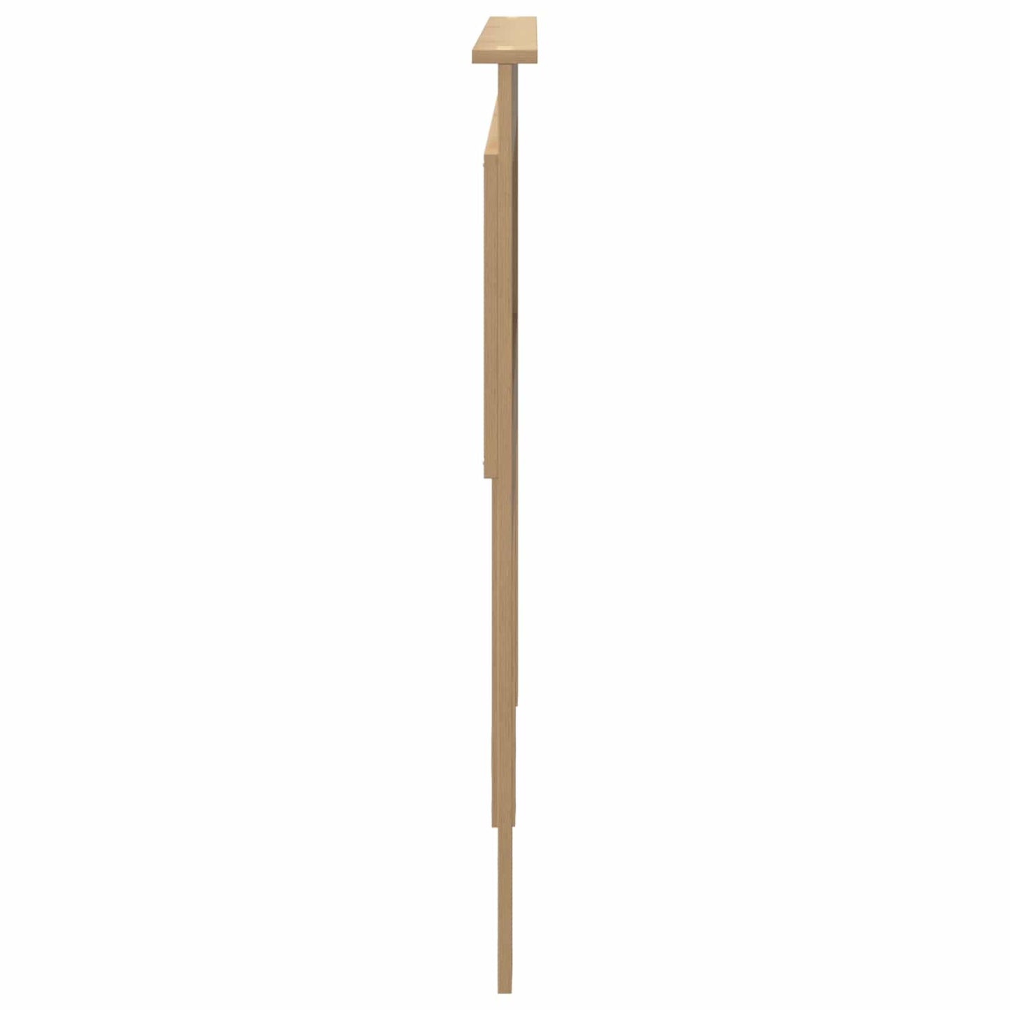 vidaXL Kopfteil mit Kopfteil Artisan-Eiche 120 cm Holzwerkstoff