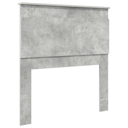 vidaXL Kopfteil mit Kopfteil Beton Grau 100 cm Holzwerkstoff