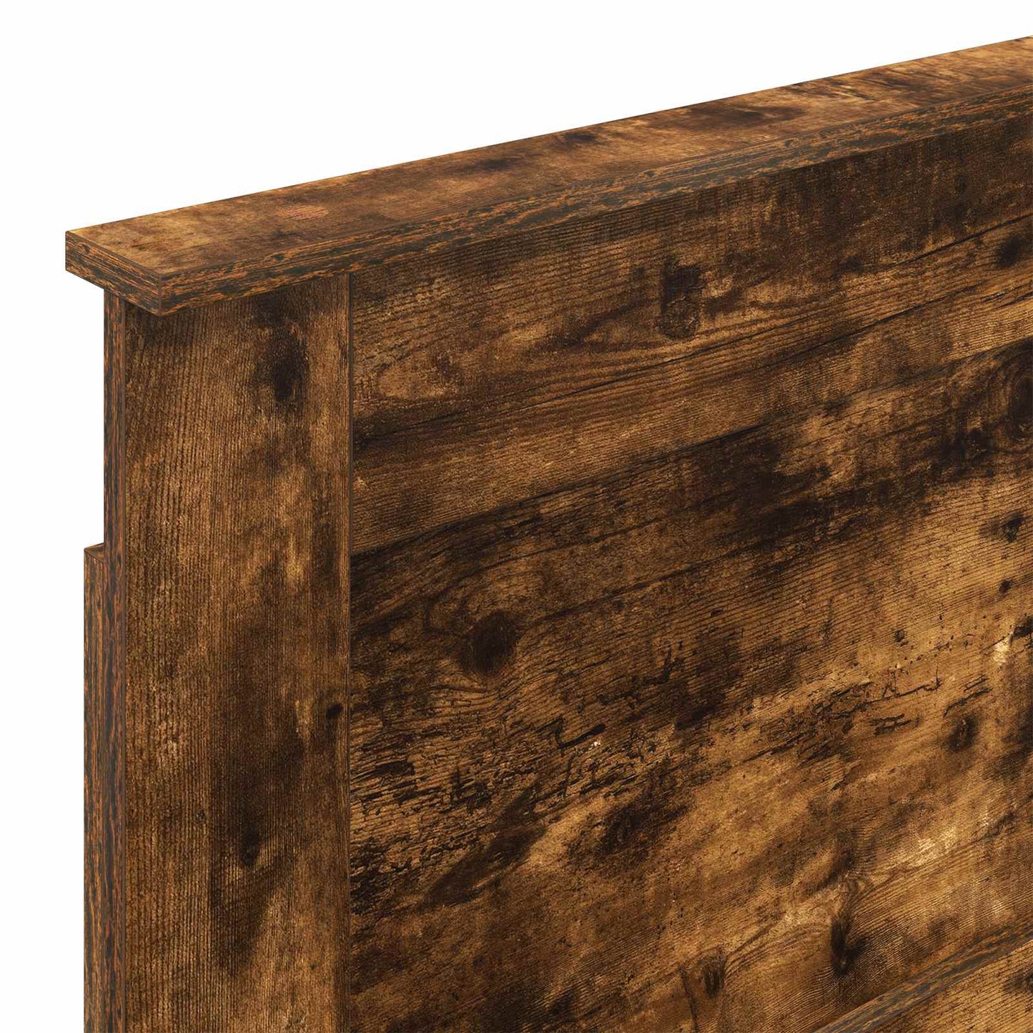 vidaXL Kopfteil mit Kopfteil Geräucherte Eiche 100 cm Holzwerkstoff