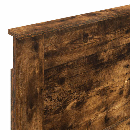 vidaXL Kopfteil mit Kopfteil Geräucherte Eiche 100 cm Holzwerkstoff