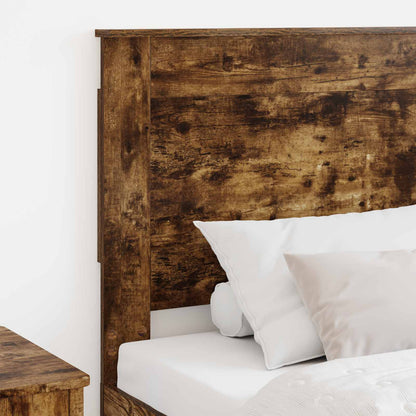 vidaXL Kopfteil mit Kopfteil Geräucherte Eiche 100 cm Holzwerkstoff