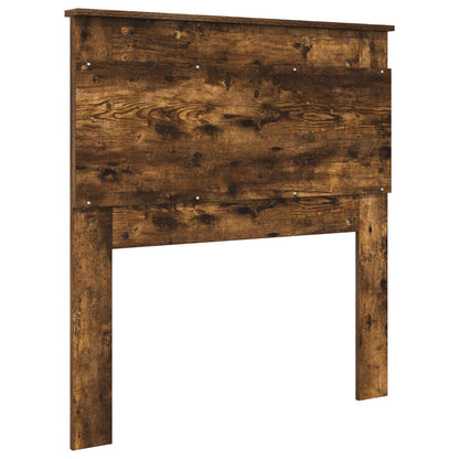 vidaXL Kopfteil mit Kopfteil Geräucherte Eiche 100 cm Holzwerkstoff
