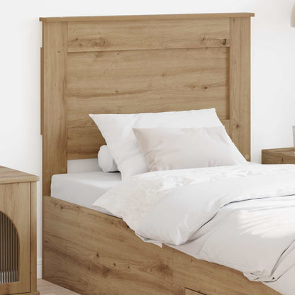 vidaXL Kopfteil mit Kopfteil Artisan-Eiche 100 cm Holzwerkstoff