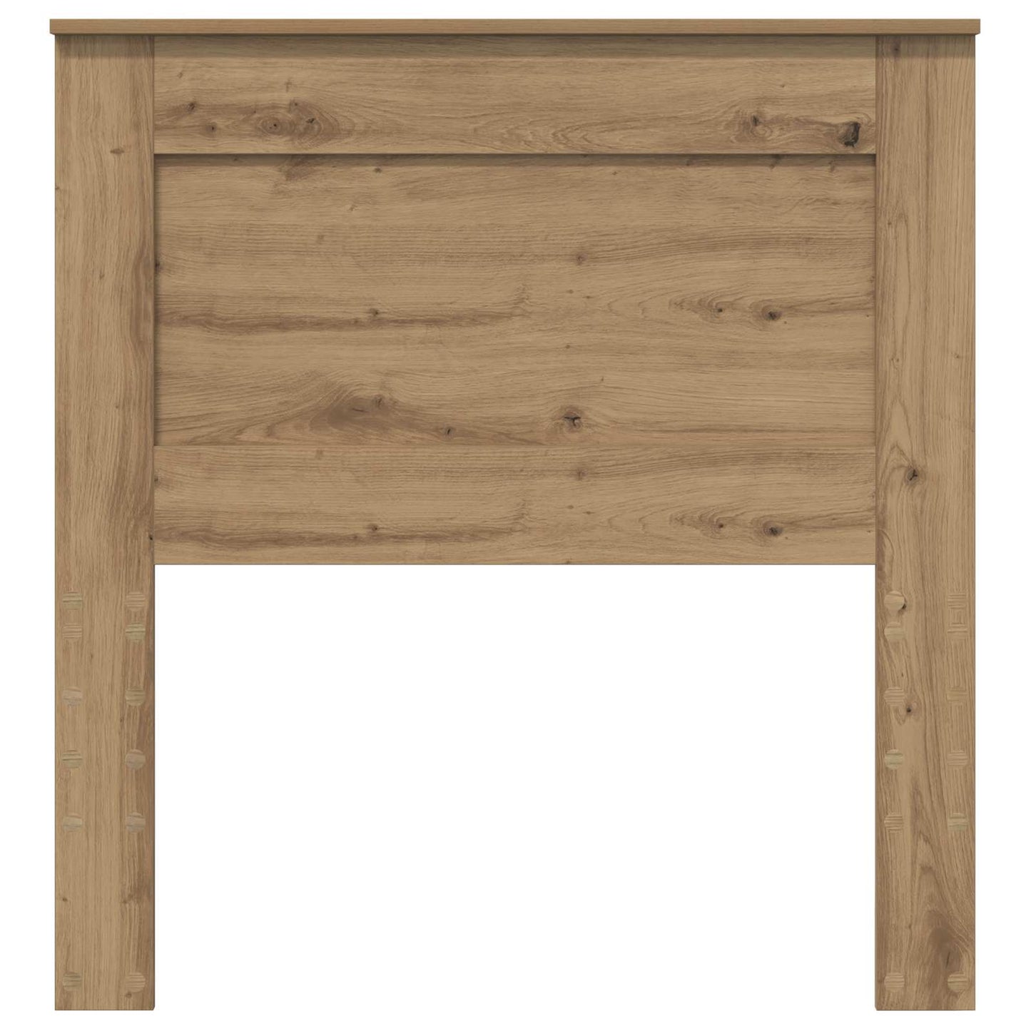 vidaXL Kopfteil mit Kopfteil Artisan-Eiche 100 cm Holzwerkstoff