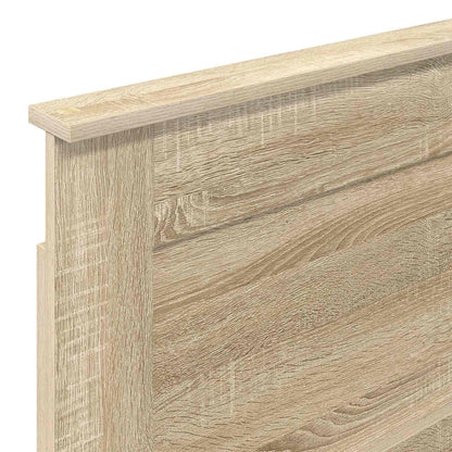vidaXL Kopfteil mit Kopfteil Sonoma-Eiche 90 cm Holzwerkstoff
