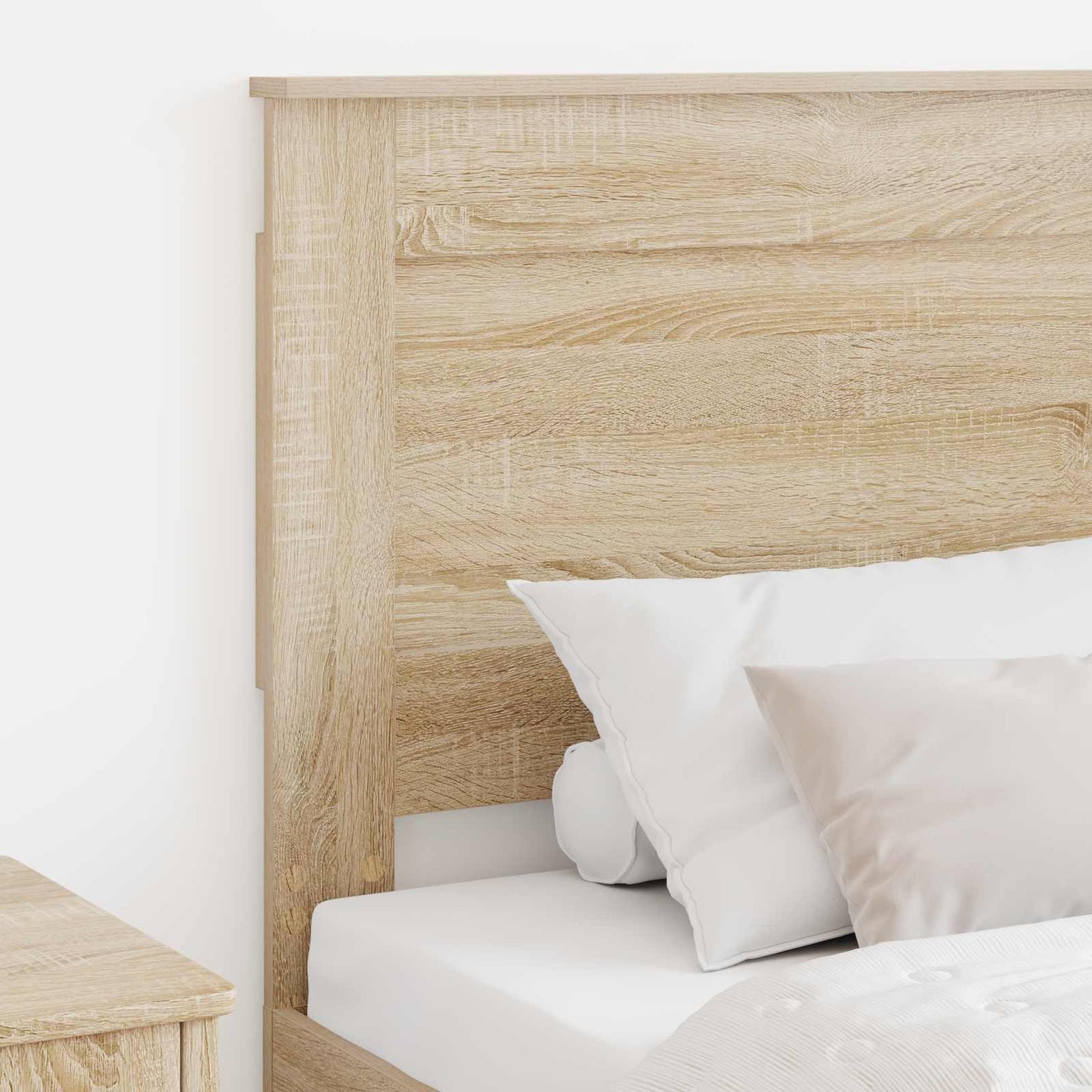 vidaXL Kopfteil mit Kopfteil Sonoma-Eiche 90 cm Holzwerkstoff