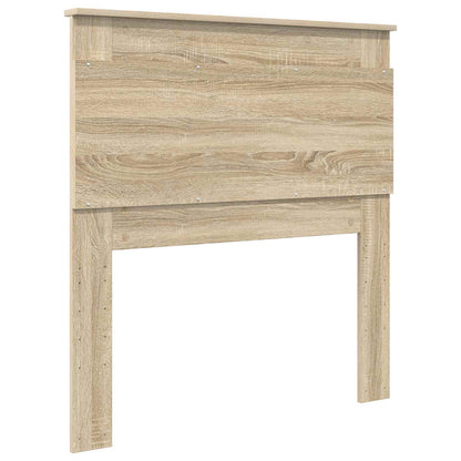 vidaXL Kopfteil mit Kopfteil Sonoma-Eiche 90 cm Holzwerkstoff