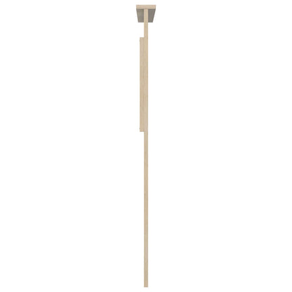 vidaXL Kopfteil mit Kopfteil Sonoma-Eiche 90 cm Holzwerkstoff