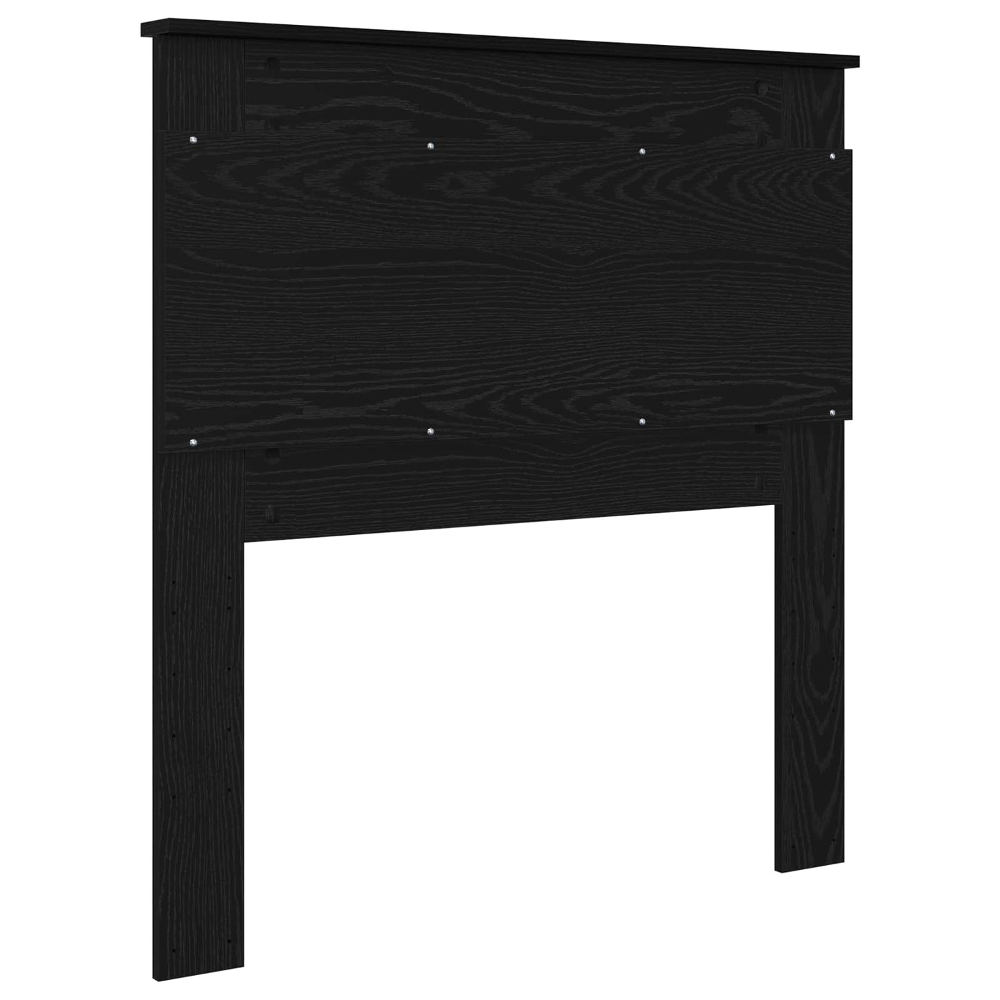 vidaXL Kopfteil mit Kopfteil Schwarz Eichen-Optik 80 cm Holzwerkstoff