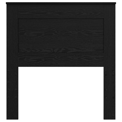 vidaXL Kopfteil mit Kopfteil Schwarz Eichen-Optik 80 cm Holzwerkstoff