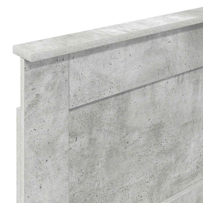 vidaXL Kopfteil mit Kopfteil Beton Grau 80 cm Holzwerkstoff