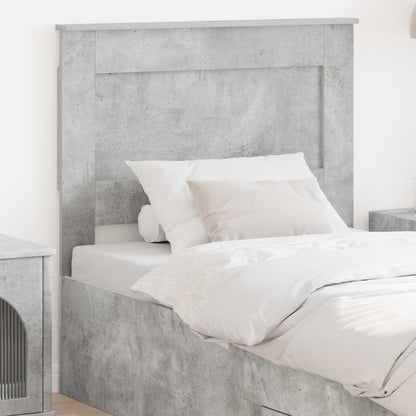 vidaXL Kopfteil mit Kopfteil Beton Grau 80 cm Holzwerkstoff