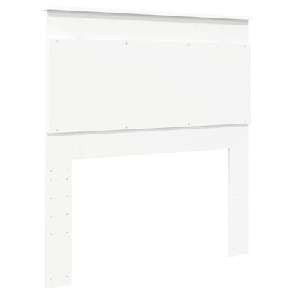 vidaXL Kopfteil mit Kopfteil Weiß 75 cm Holzwerkstoff