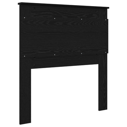 vidaXL Kopfteil mit Kopfteil Schwarz Eichen-Optik 75 cm Holzwerkstoff