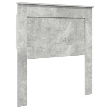 vidaXL Kopfteil mit Kopfteil Beton Grau 75 cm Holzwerkstoff
