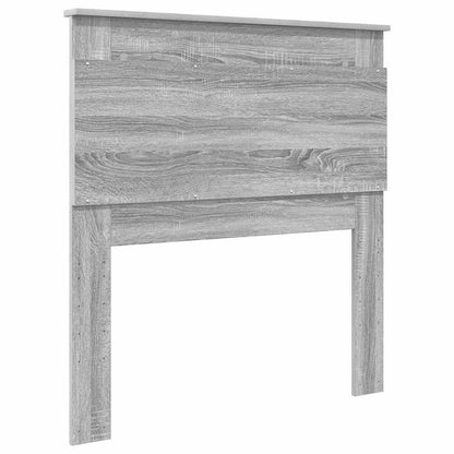 vidaXL Kopfteil mit Kopfteil Graues Sonoma 75 cm Holzwerkstoff