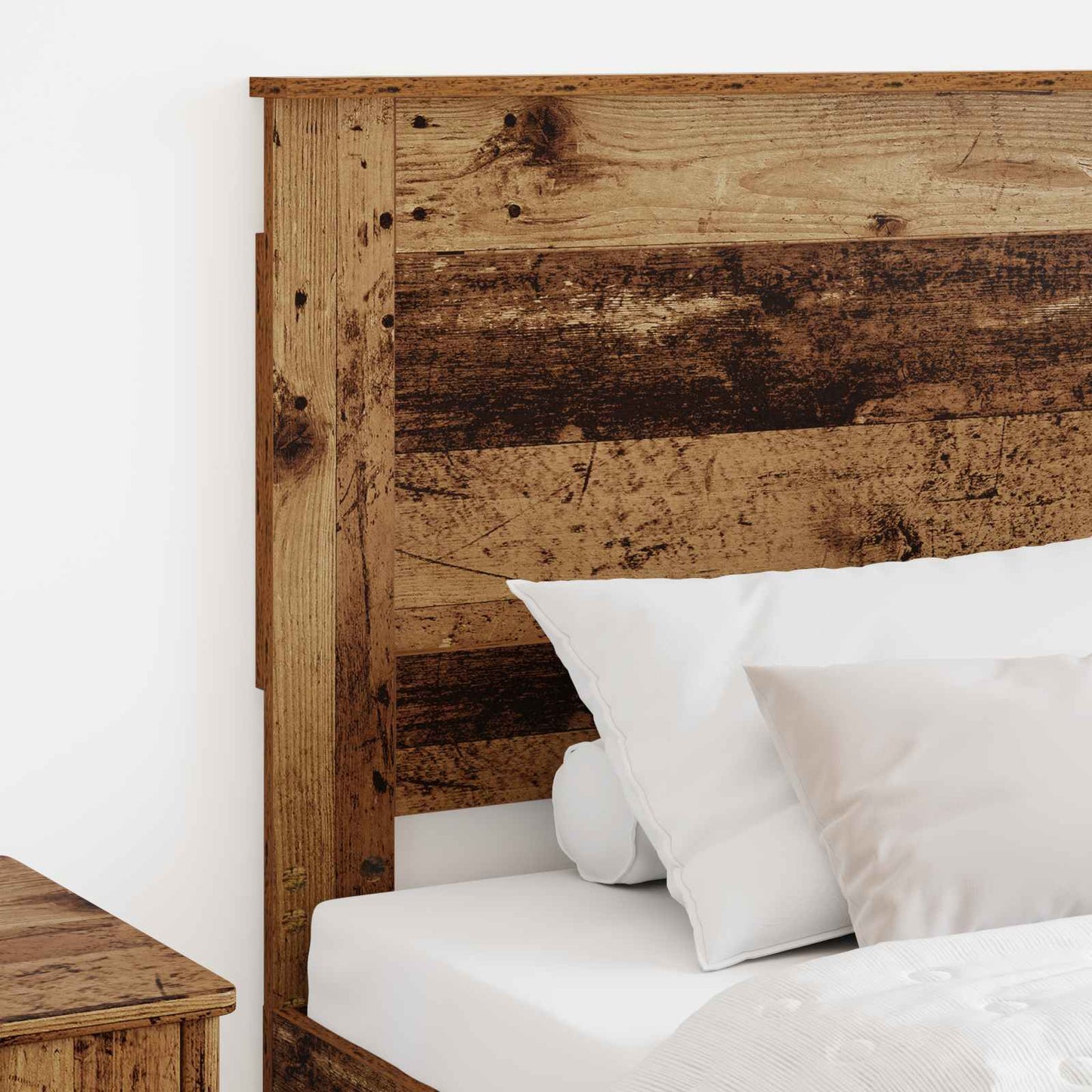 vidaXL Kopfteil mit Kopfteil Altholz 75 cm Holzwerkstoff