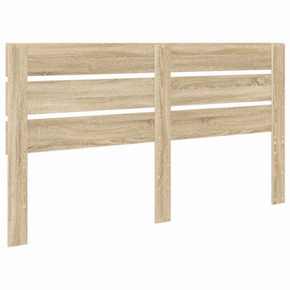 vidaXL Kopfteil Sonoma-Eiche 200 cm Holzwerkstoff