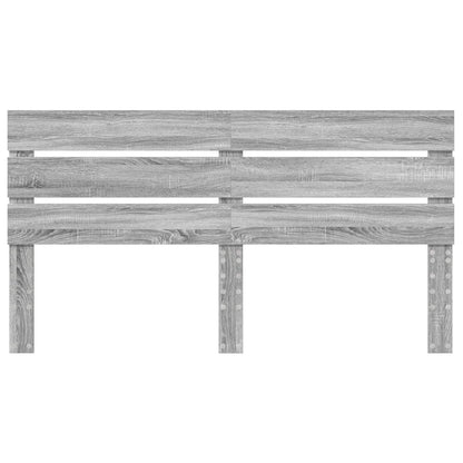vidaXL Tête de lit Sonoma gris 200 cm Bois d'ingénierie