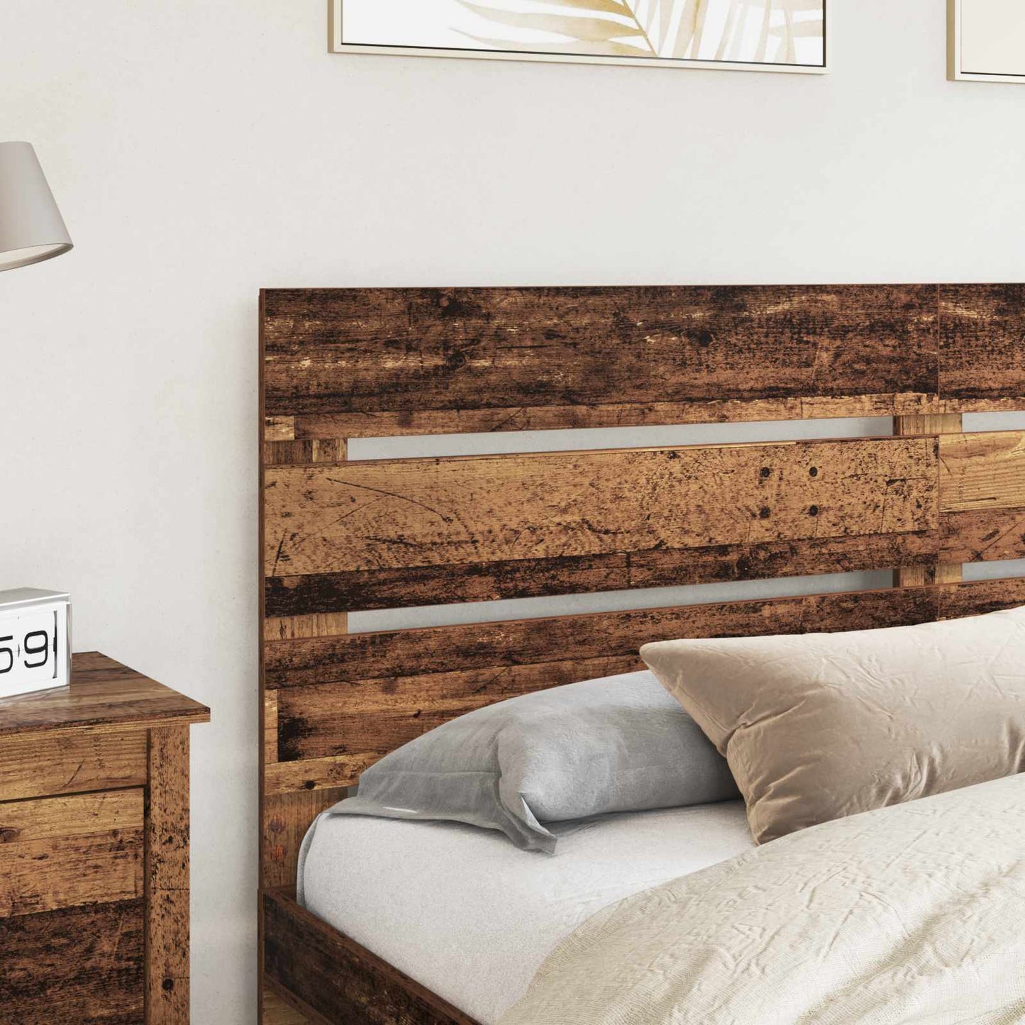 Kopfteil Altholz 200 cm Holzwerkstoff