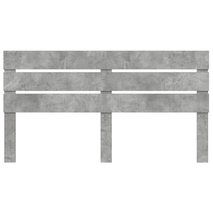 Kopfteil Beton Grau 180 cm Holzwerkstoff