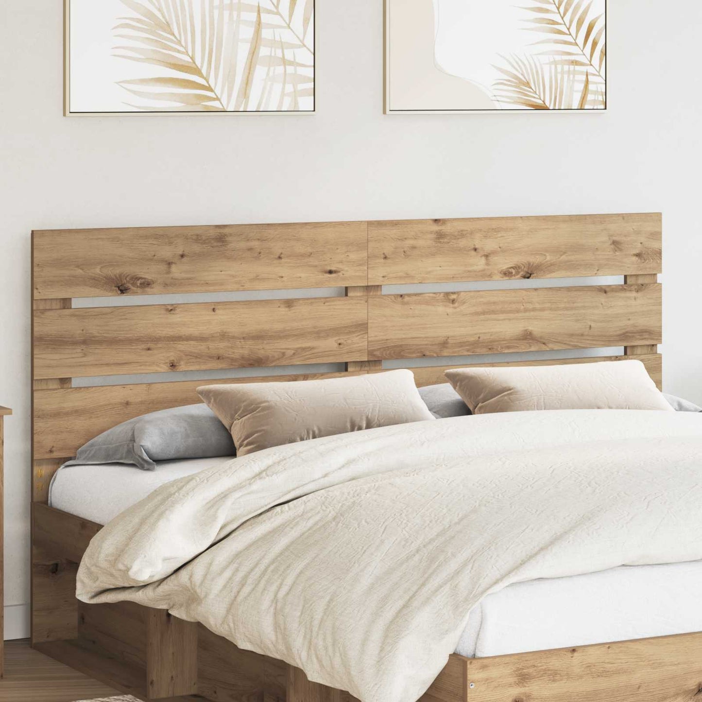 vidaXL Kopfteil Artisan-Eiche 180 cm Holzwerkstoff
