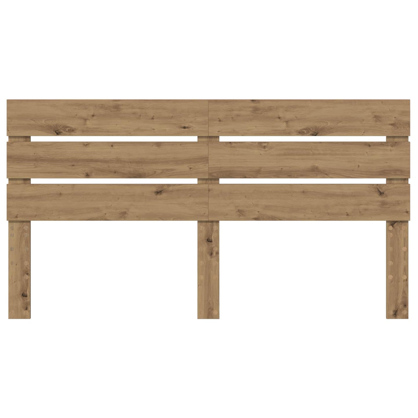 vidaXL Kopfteil Artisan-Eiche 180 cm Holzwerkstoff
