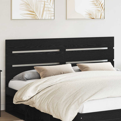 vidaXL Kopfteil Schwarz Eichen-Optik 160 cm Holzwerkstoff