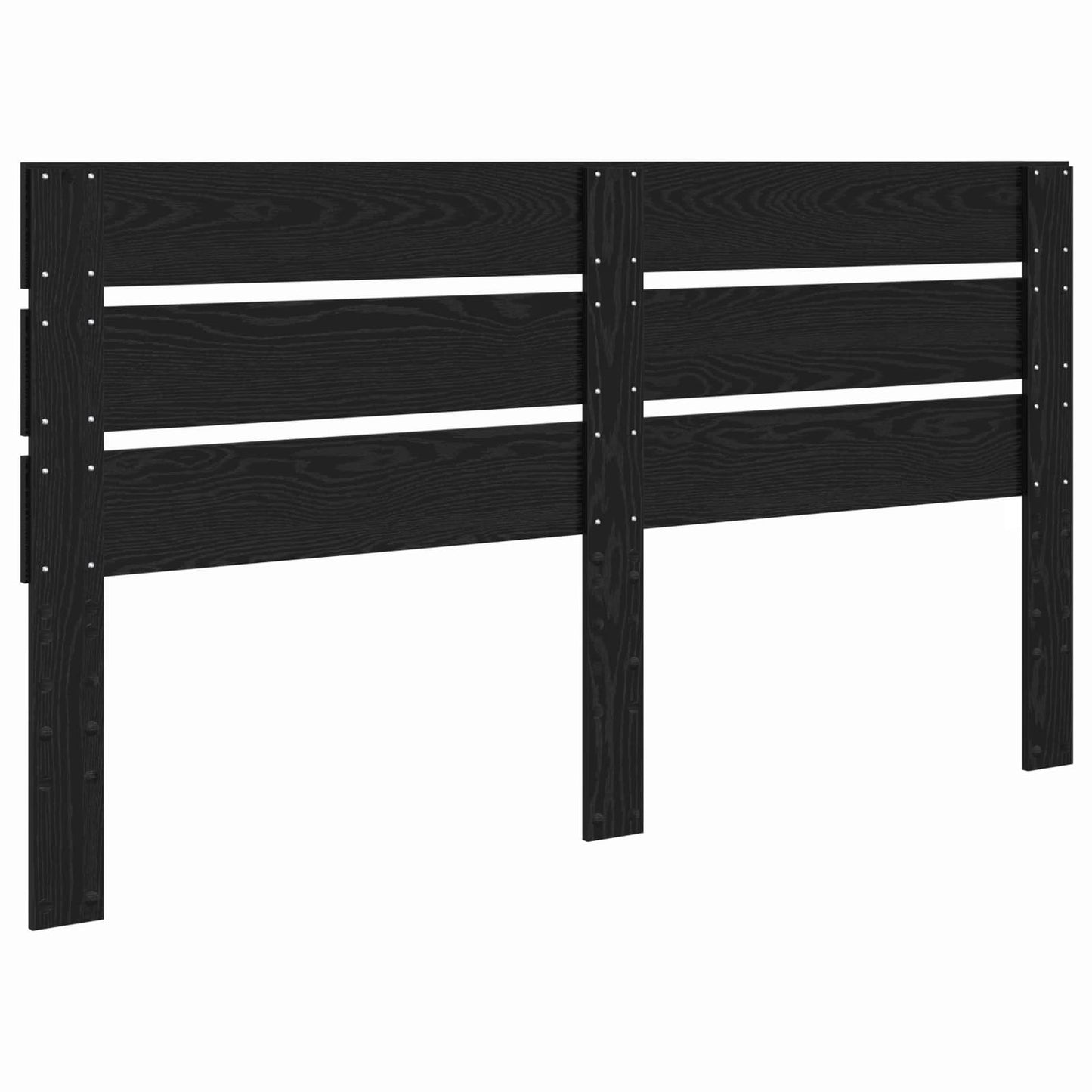 vidaXL Kopfteil Schwarz Eichen-Optik 160 cm Holzwerkstoff