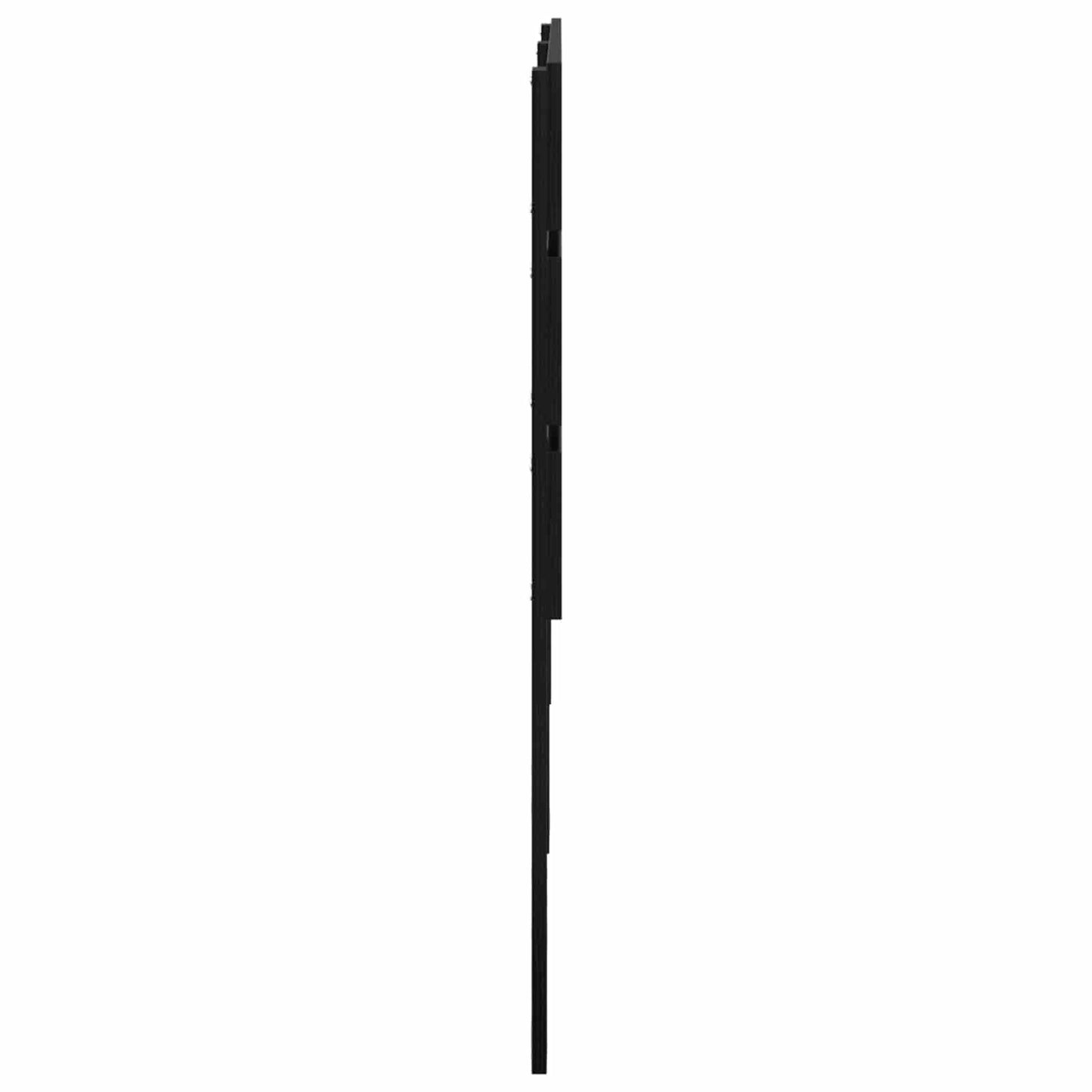 vidaXL Kopfteil Schwarz Eichen-Optik 160 cm Holzwerkstoff