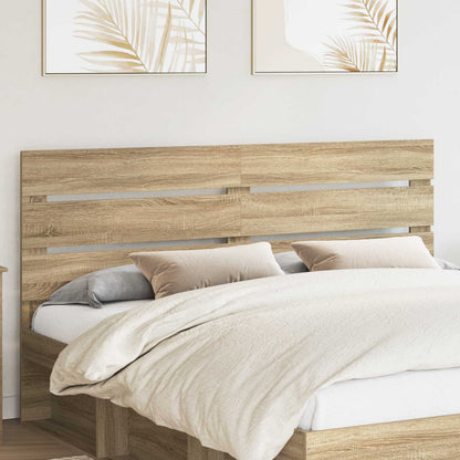vidaXL Kopfteil Sonoma-Eiche 160 cm Holzwerkstoff
