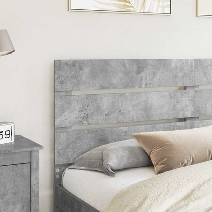 vidaXL Kopfteil Beton Grau 160 cm Holzwerkstoff