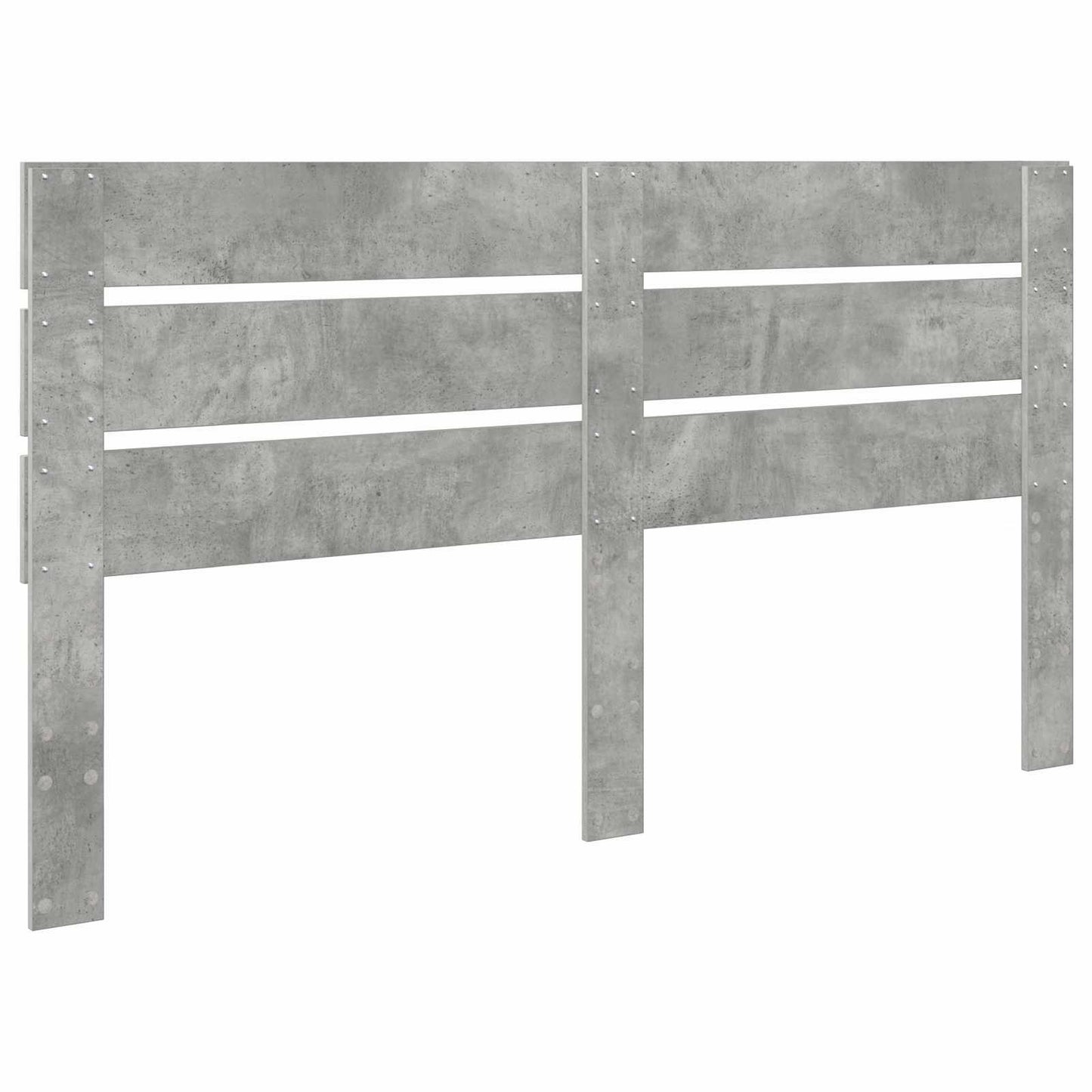 vidaXL Kopfteil Beton Grau 160 cm Holzwerkstoff